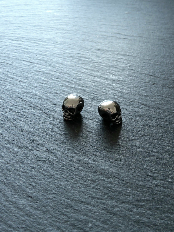 1 or 5 Stainless Steel Skull Beads 11x8x10mm Hole: 2.5mm