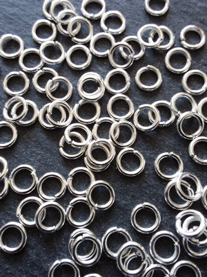 Silver, Plated, Curved, Spacer, Beads, Tubes, Round, Long, Hollow, Metal, Tube, 30mm, 1 inch