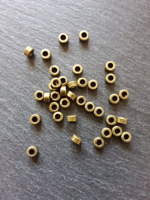 40 or 200 Antique Bronze Tone 6mm Plain Spacer Beads 6x3mm Hole: 2.8mm
