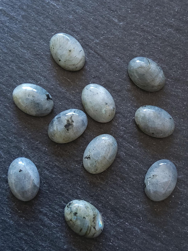 Natural Labradorite Gemstone Oval Cabochons 10x8mm