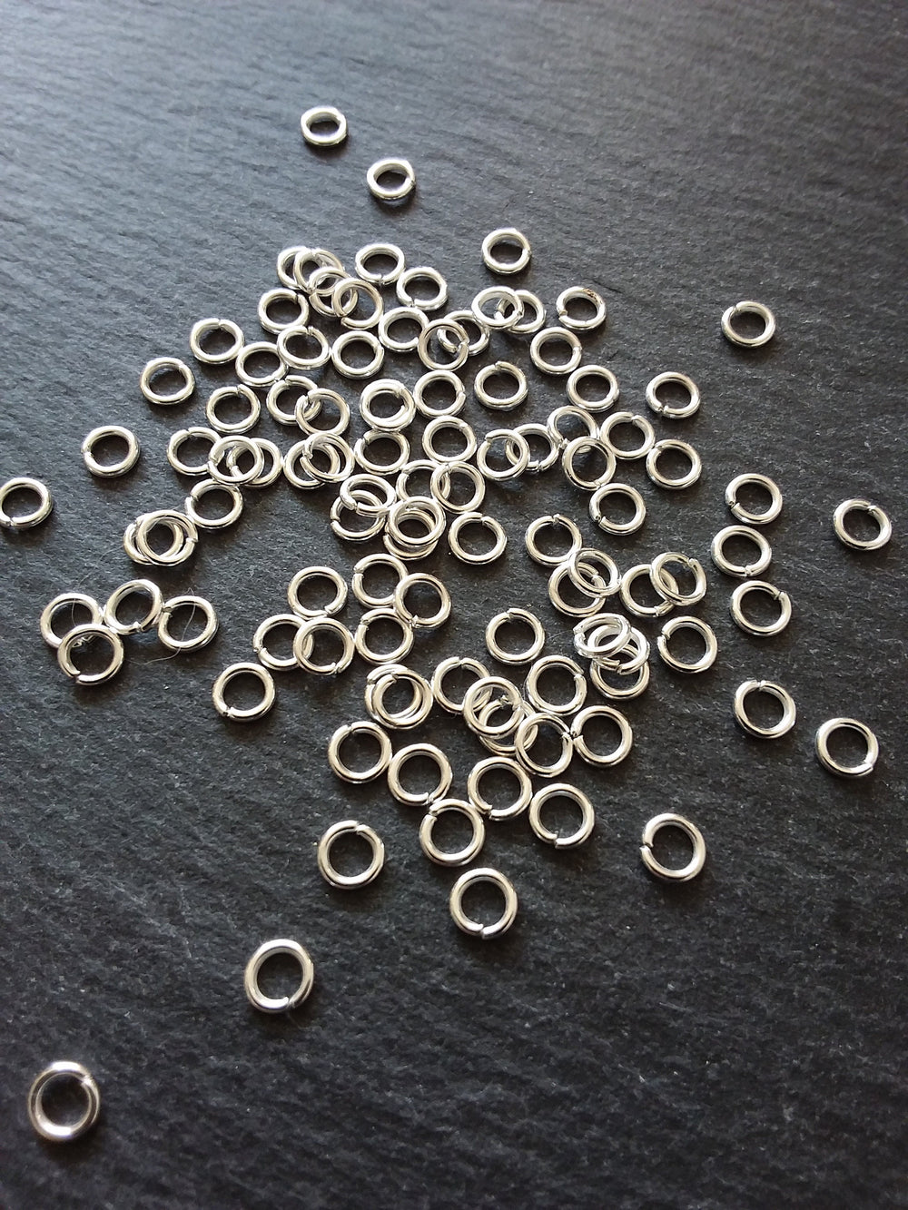 Silver, Plated, Curved, Spacer, Beads, Tubes, Round, Long, Hollow, Metal, Tube, 30mm, 1 inch