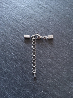 Stainless Steel Folding Crimp End sets for approx. 2mm to 2.5mm Cord Necklaces