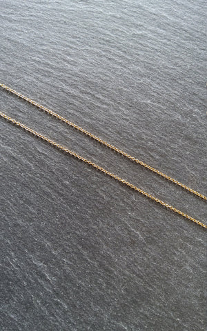 1 Meter Length of Fine Antique Gold Tone Stainless Steel Cable Chain 1.5x1.2mm Closed Link