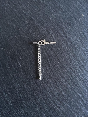 Silver Plated End Cap Sets for 1.5mm Cord (2mm end caps)