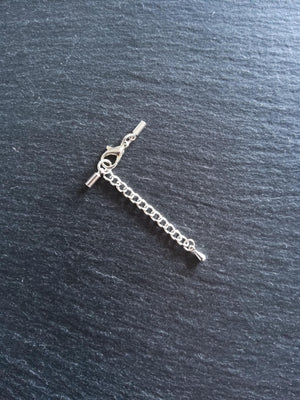 Silver Plated End Cap Sets for 1.5mm Cord (2mm end caps)