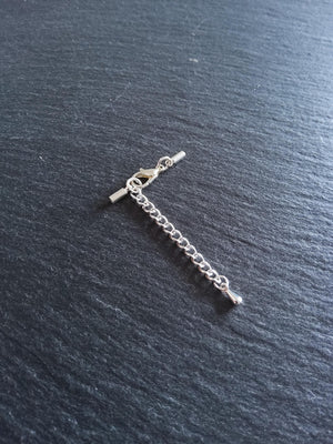 Silver Plated End Cap Sets for 1.5mm Cord (2mm end caps)