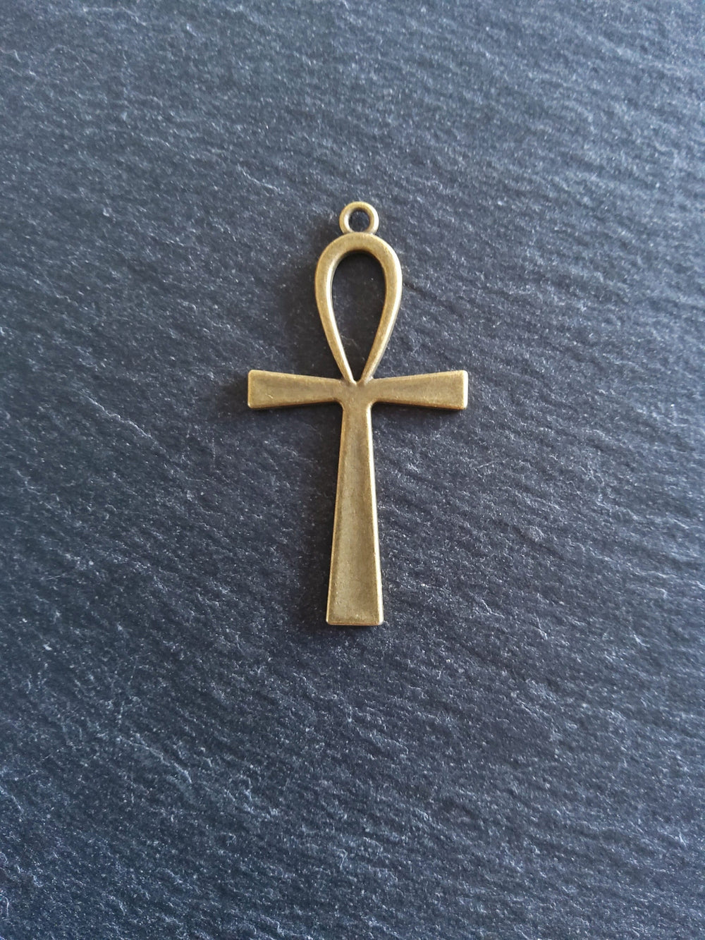 4 or 20 Ankh Pendants Large Antique Bronze Tone Egyptian 54x28mm