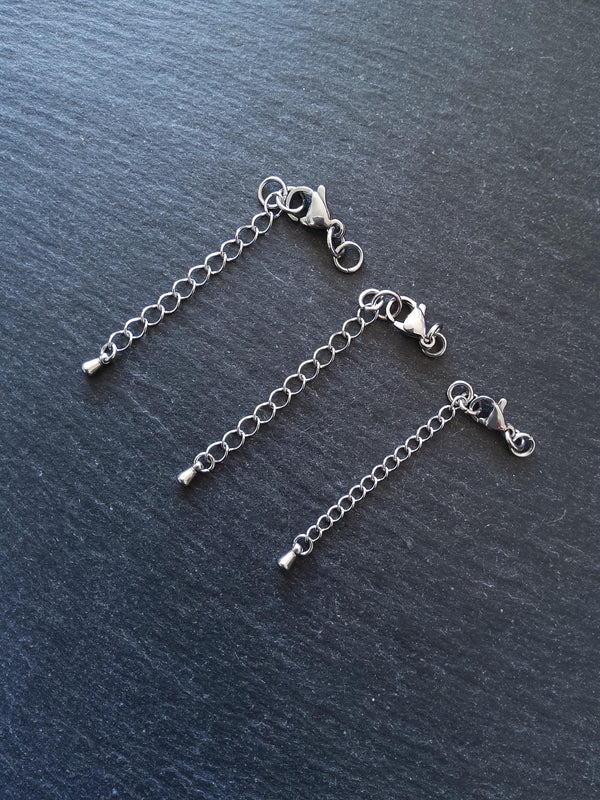 5 Stainless Steel Clasp Sets for Making Necklaces & Bracelets