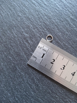 20 or 100 Stainless Steel 6mm Jump Rings CLOSED 0.8mm (20 Gauge)
