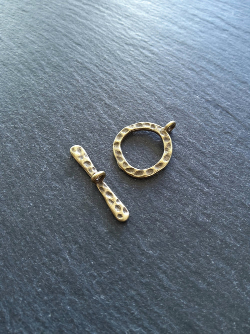 4 or 20 Sets of Antique Bronze Metal Alloy Toggle Clasps 21x16mm