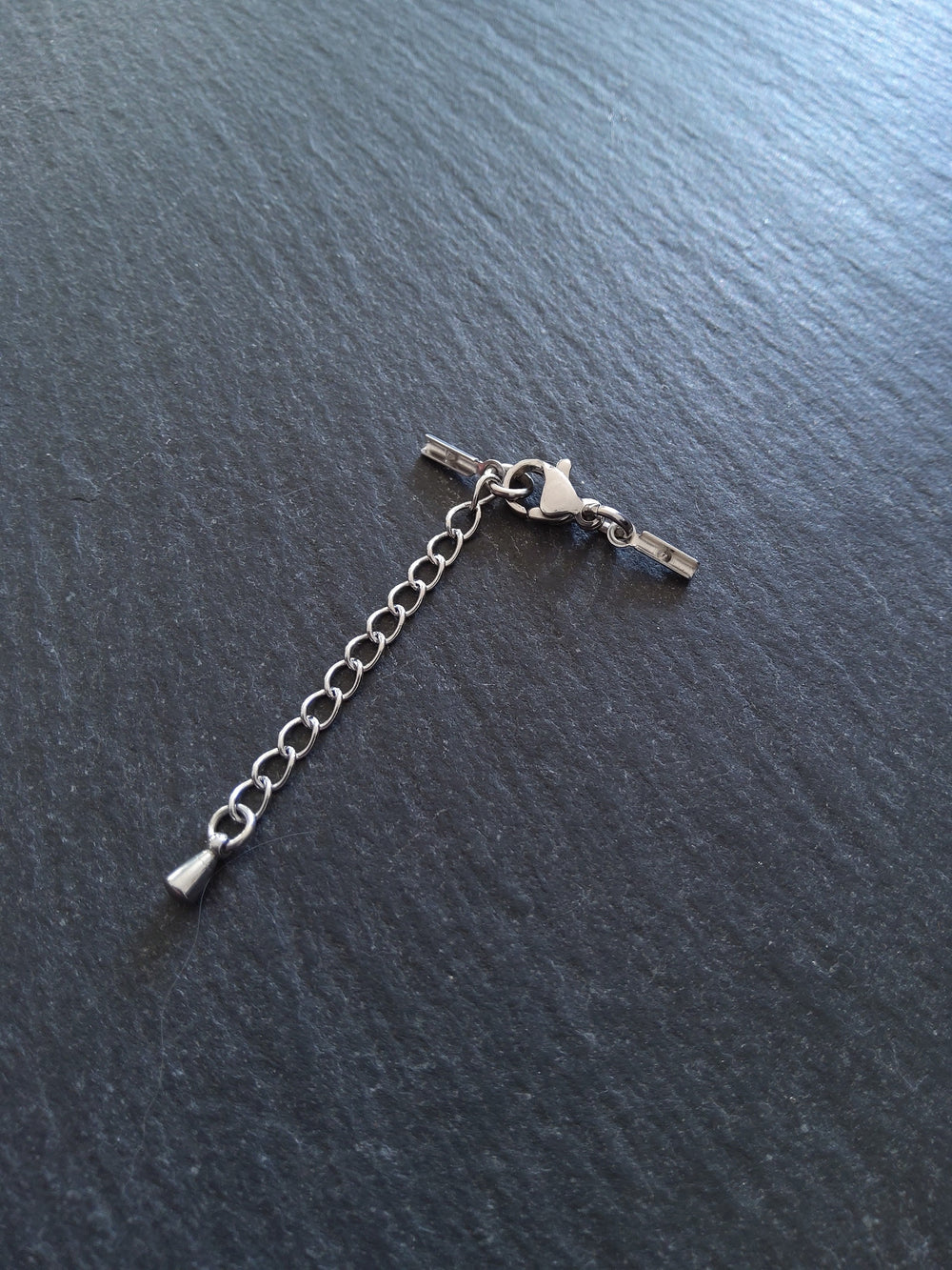 Stainless Steel Folding Crimp End Sets for 0.5mm to 1mm Cord Necklaces