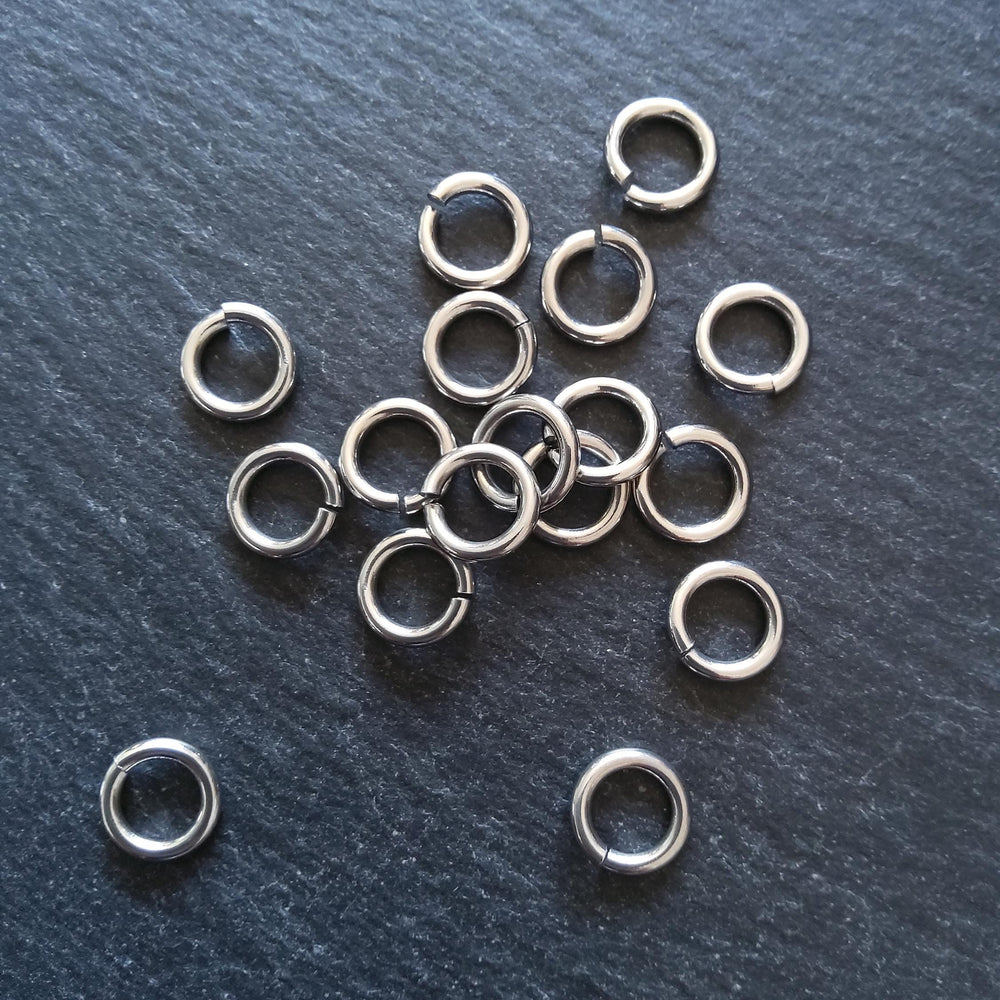 20 or 100 Stainless Steel 10mm Jump Rings Strong 1.6mm (14 gauge) Internal Diameter: 7mm