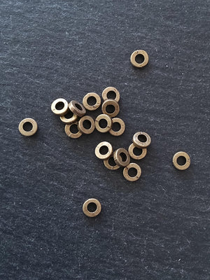 60 or 300 Antique Bronze Tone 6mm Plain Spacer Beads 6x1.7mm Hole: 3.2mm