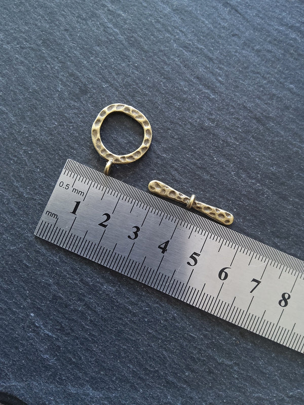 4 or 20 Sets of Antique Bronze Metal Alloy Toggle Clasps 21x16mm