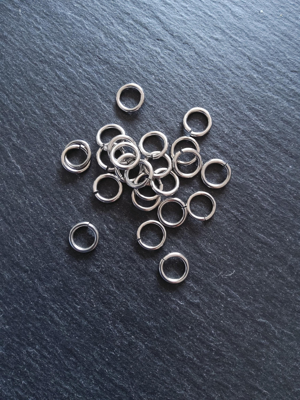 20 or 100 Stainless Steel 10mm Jump Rings Strong 1.6mm (16 gauge)
