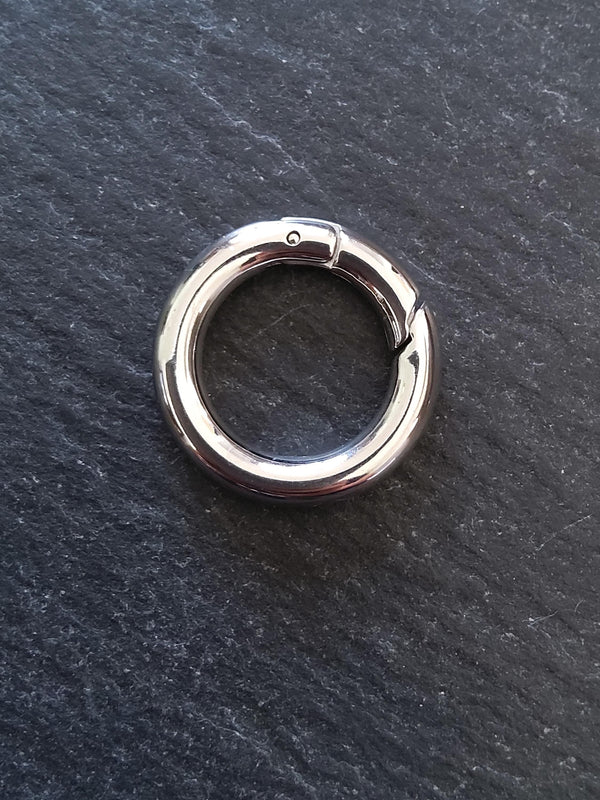 Stainless Steel 20mm Spring Gate Clasps 20x3.3mm O Rings
