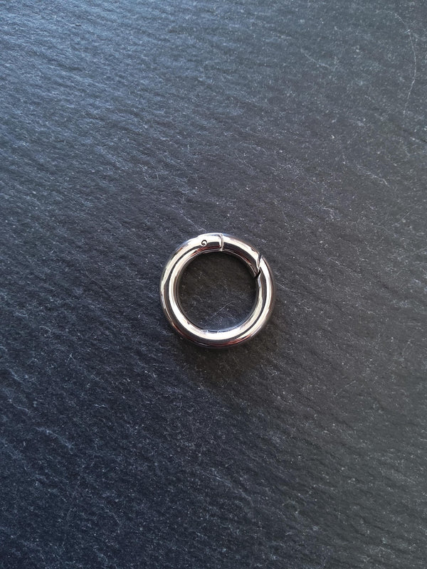 Stainless Steel 20mm Spring Gate Clasps 20x3.3mm O Rings