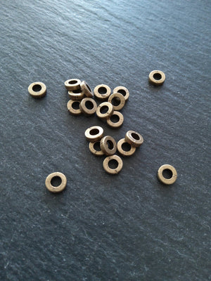 60 or 300 Antique Bronze Tone 6mm Plain Spacer Beads 6x1.7mm Hole: 3.2mm