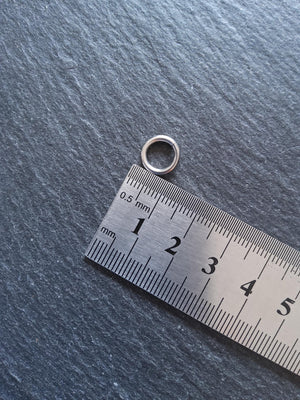 40 or 200 Stainless Steel 10mm Jump Rings Strong 1.4mm (15 gauge) Internal Diameter: 7.2mm