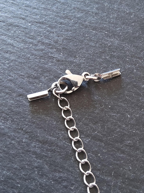 Stainless Steel Folding Crimp End Sets for 0.5mm to 1mm Cord Necklaces