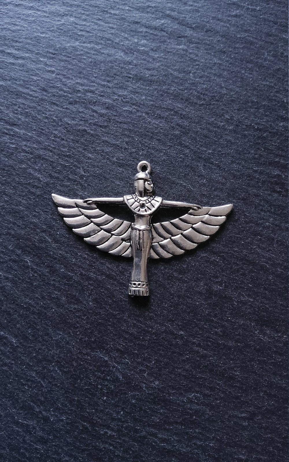 2 or 10 Egyptian Goddess Isis Charms Antique Silver Tone Alloy 56x42mm