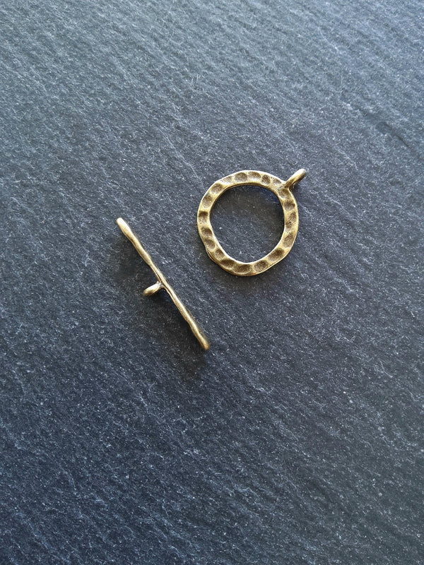 4 or 20 Sets of Antique Bronze Metal Alloy Toggle Clasps 21x16mm