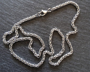 Stainless Steel Wheat Chain Necklace or Bracelet 3mm Wide