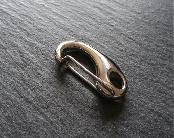 1 or 5 Stainless Steel 15mm Push Gate Clasps 15x7x4mm