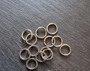 20 or 100 Stainless Steel 15mm Jump Rings Strong 2mm (12 gauge) Inner Diameter: 10mm