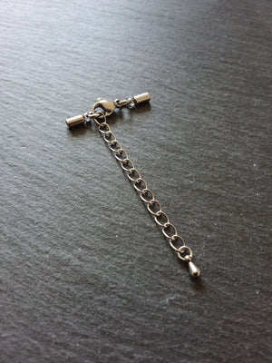 Stainless Steel End Cap Sets for 2mm Cord (2.5mm end caps)