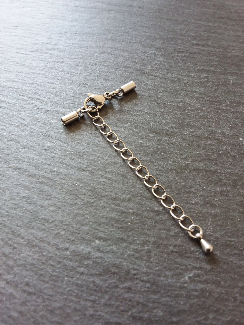 Stainless Steel End Cap Sets for 2mm Cord (2.5mm end caps)