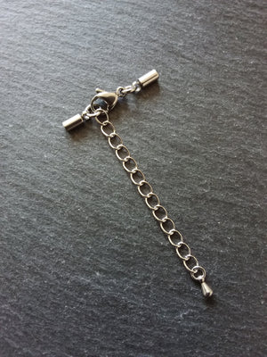 Stainless Steel End Cap Sets for 2mm Cord (2.5mm end caps)