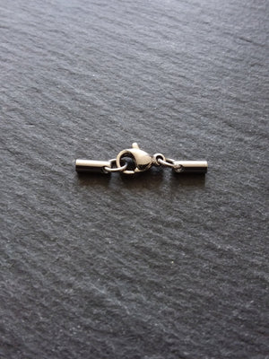 5 or 25 Stainless Steel ROUNDED End Cap sets for 1.5mm Cord Necklaces & Bracelets (2mm end caps)