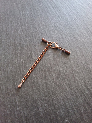 Antique Copper Tone End Cap Sets for 1.5mm Cord (2mm end caps)