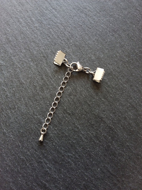 4 or 20 Stainless Steel Crimp End Sets for 8mm (5/16 inch) Chokers