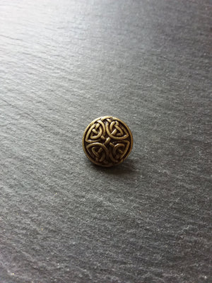 4 or 20 Celtic Knot Antique Bronze Metal Buttons 17mm (5/8") Fasteners