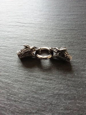 Stainless Steel Dragon End Cap Connector Set for 5mm Cord (5.5mm end caps)