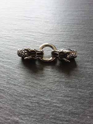 Stainless Steel Dragon End Cap Connector Set for 5mm Cord (5.5mm end caps)