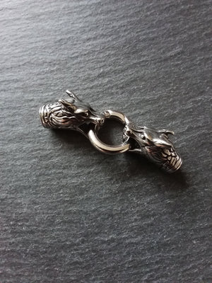 Stainless Steel Dragon End Cap Connector Set for 5mm Cord (5.5mm end caps)