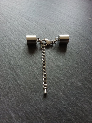 Stainless Steel End Cap Sets for 8.5mm Cord (9mm end caps)