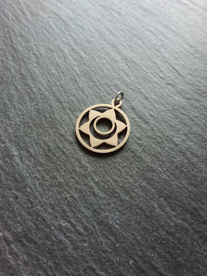 1 or 5 Stainless Steel Sacral Chakra Svadhishthana Flower Charms Flat 22x19mm