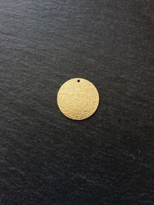 4 or 20 Flower Enamelled Brown & Gold Flat Round Charms 20mm diameter