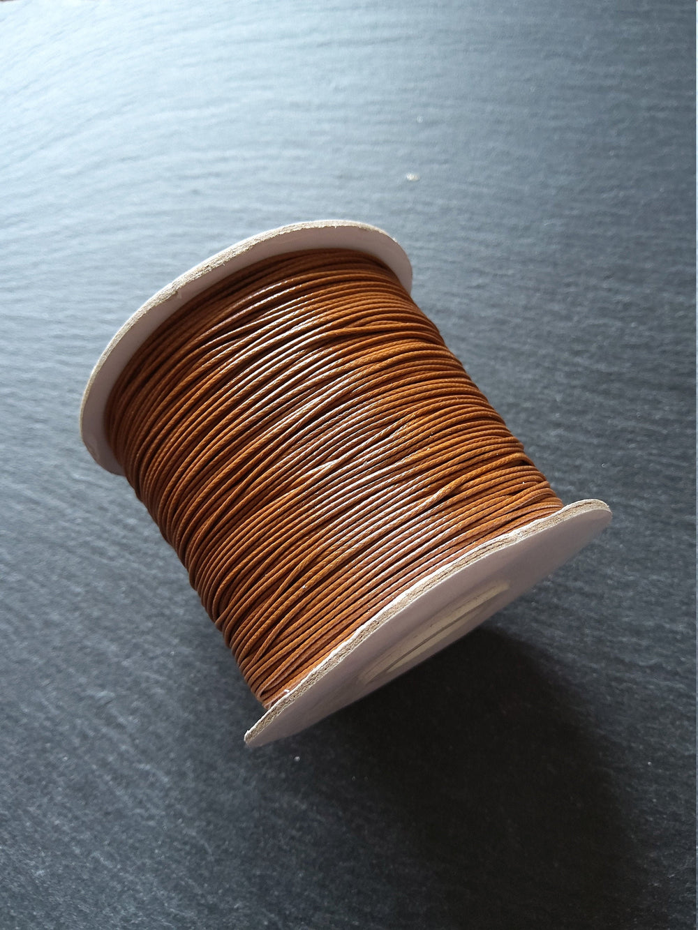 Large Spool of Braided Waxed 0.8mm Polyester Cord in a Choice Of Colours. Eco Friendly 160 Metres - ContentedCatz