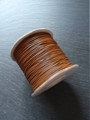 Large Spool of Braided Waxed 0.8mm Polyester Cord in a Choice Of Colours. Eco Friendly 160 Metres - ContentedCatz