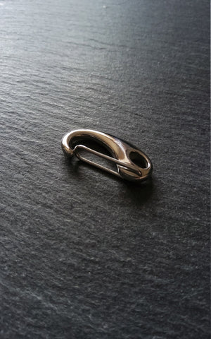 1 or 5 Stainless Steel 15mm Push Gate Clasps 15x7x4mm