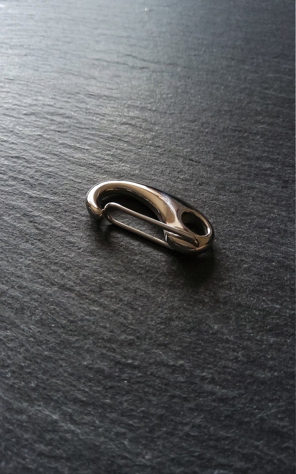 1 or 5 Stainless Steel 25mm Push Gate Clasps 25.5x12.5x6mm