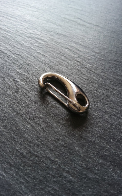 1 or 5 Stainless Steel 25mm Push Gate Clasps 25.5x12.5x6mm