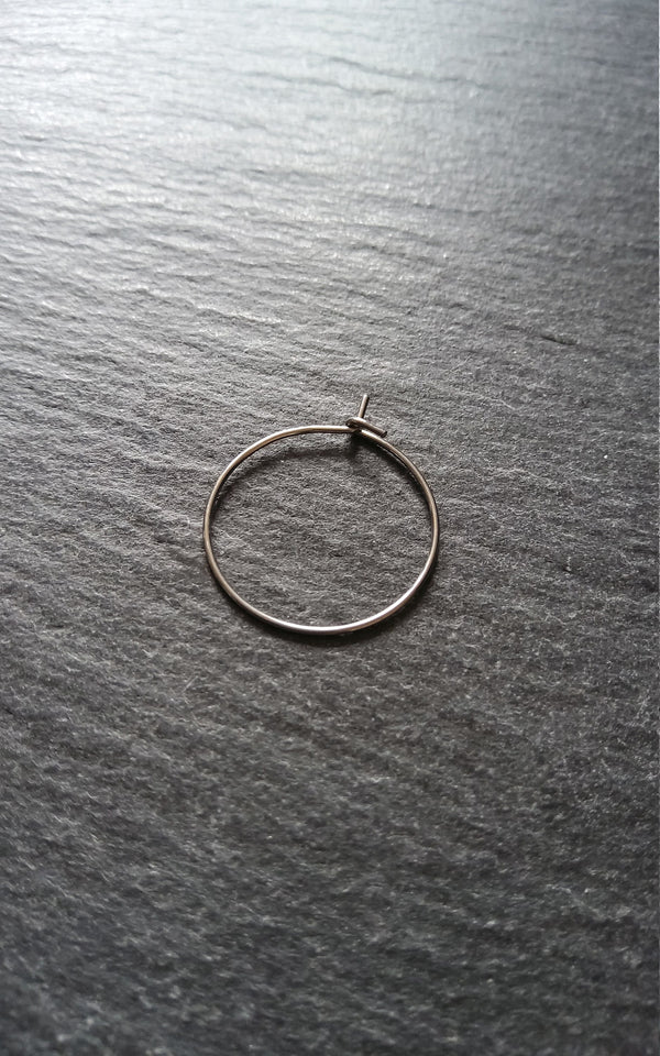 6 or 30 Stainless Steel Hoops Open Hook 35x30mm