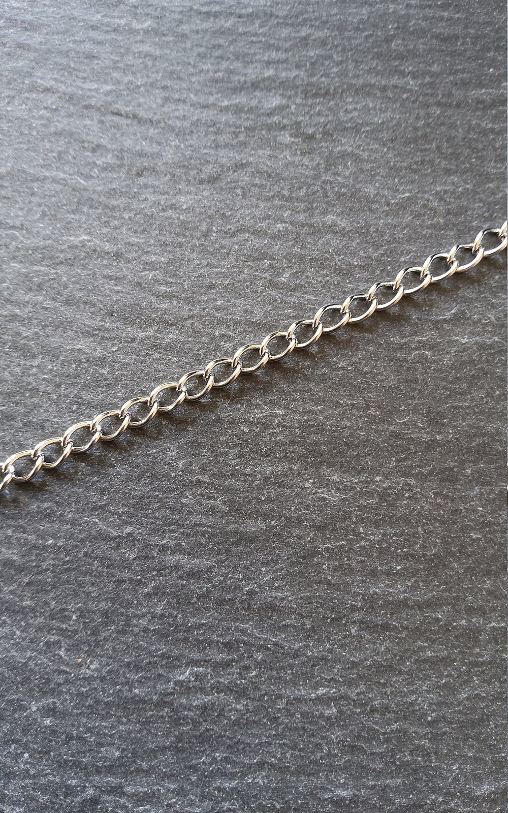 Strong Stainless Steel Twisted Curb Chain 5.5x3.7x0.8mm Open Link