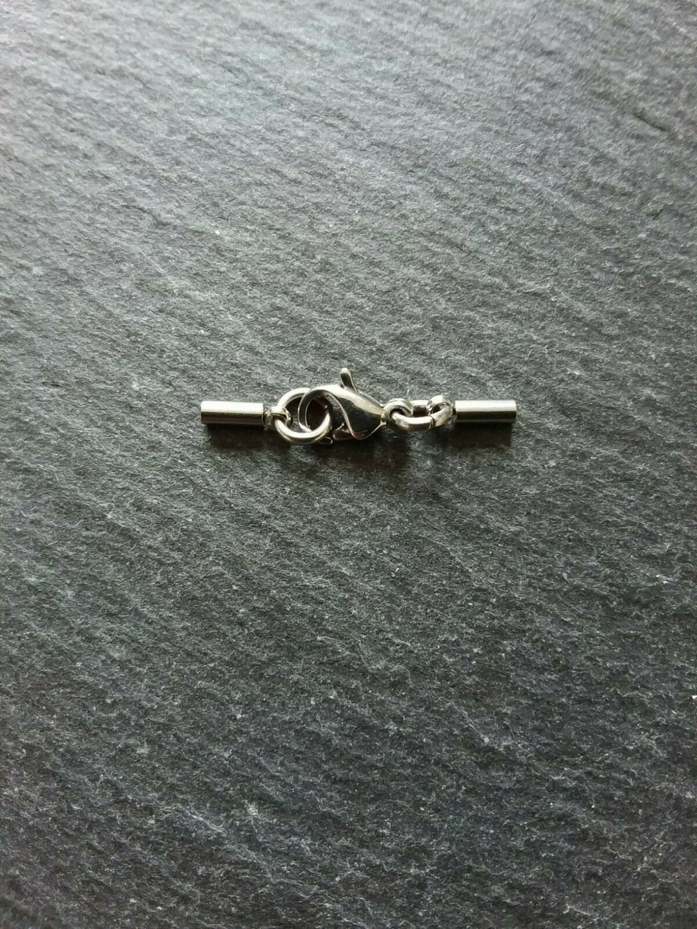 4 or 20 Stainless Steel End Cap Sets for 1mm Cord Necklaces (1.2mm end caps)